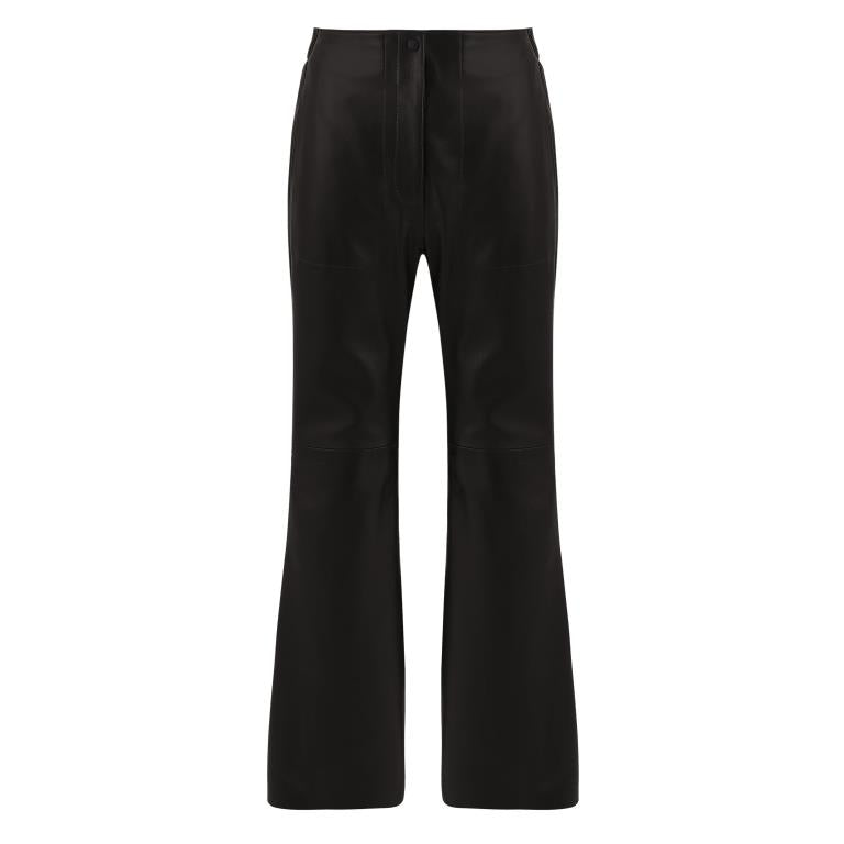 Harper Leather Pant - Jet Black