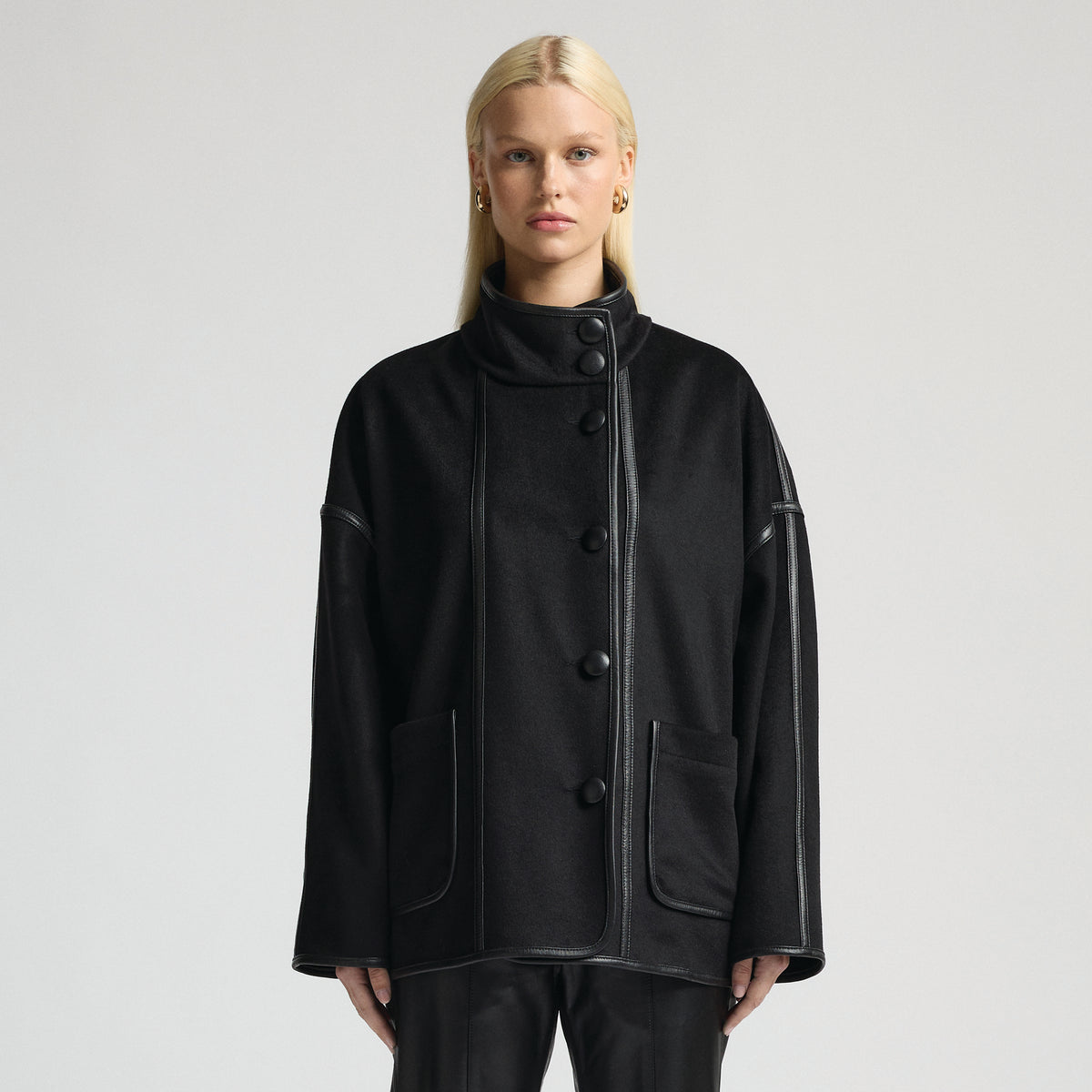 Jasmine Coat - Jet Black