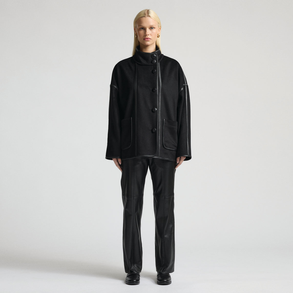 Jasmine Coat - Jet Black