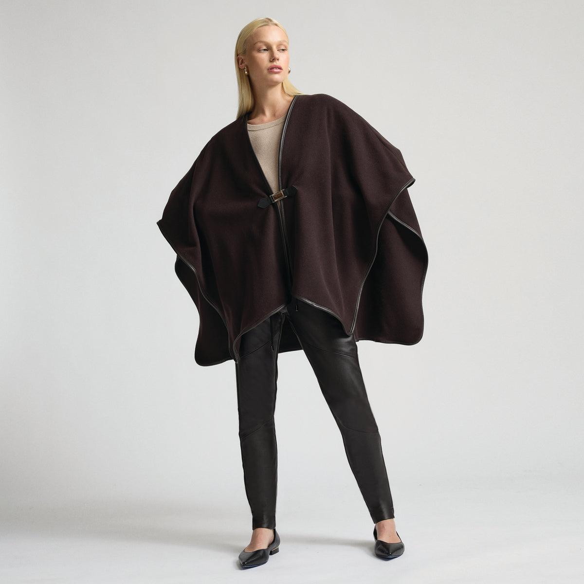 Karson Cape - Espresso