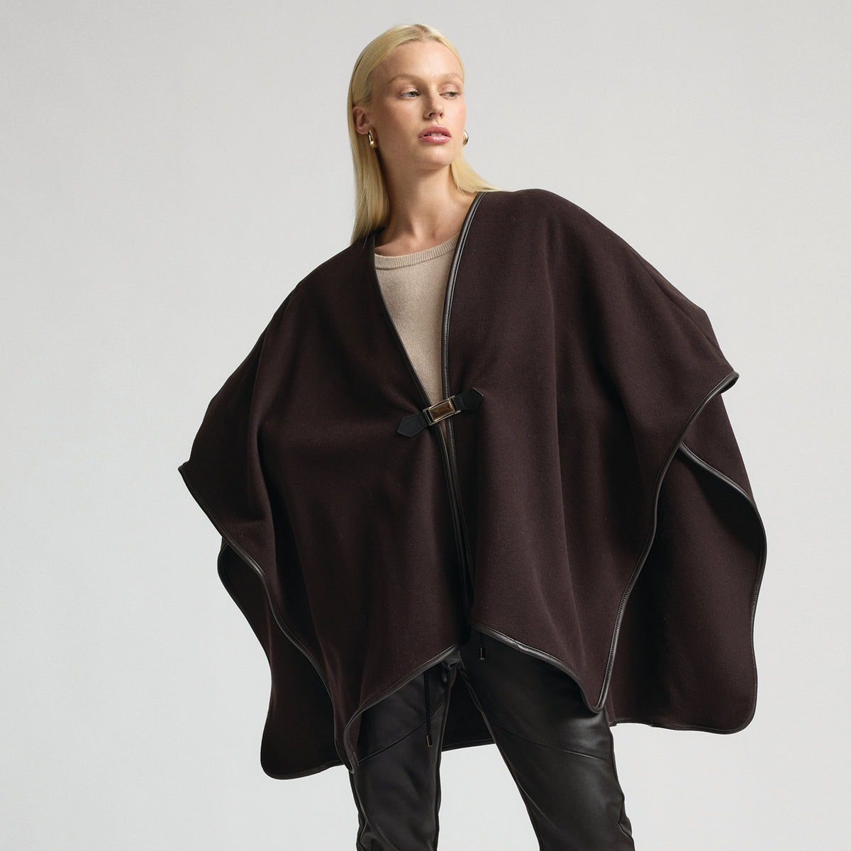 Karson Cape - Espresso