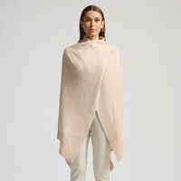 Molly Ribbed Knit Wrap - Crème Brûlée