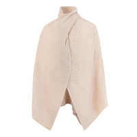 Molly Ribbed Knit Wrap - Crème Brûlée