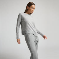 Reagan Leather Jogger - Earl Grey