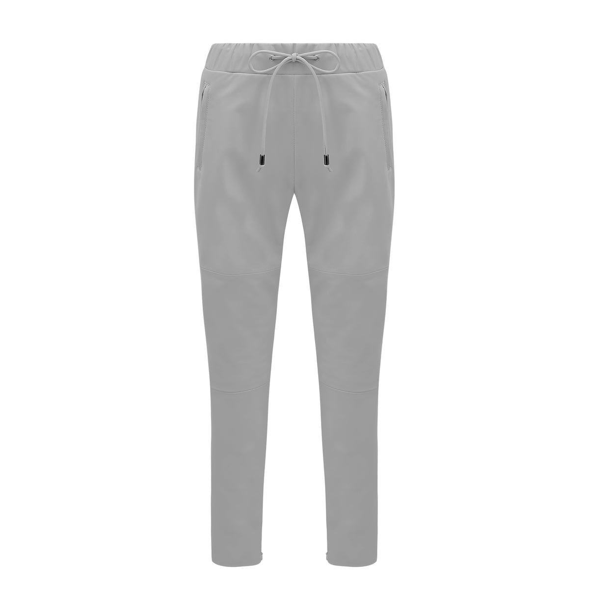 Reagan Leather Jogger - Earl Grey