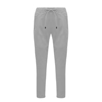 Reagan Leather Jogger - Earl Grey