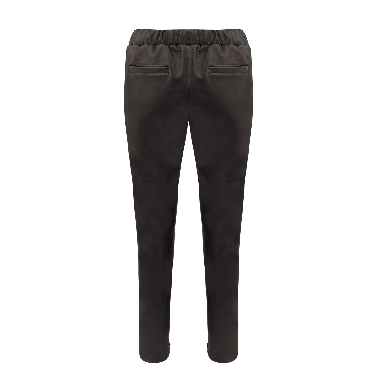 Reagan Leather Jogger - Espresso