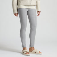 Ruby Leather Legging - Earl Grey