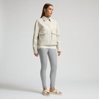 Ruby Leather Legging - Earl Grey