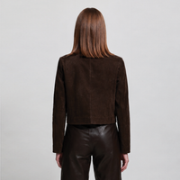 Audrey Jacket - Coffee Suede