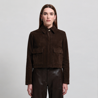 Audrey Jacket - Coffee Suede