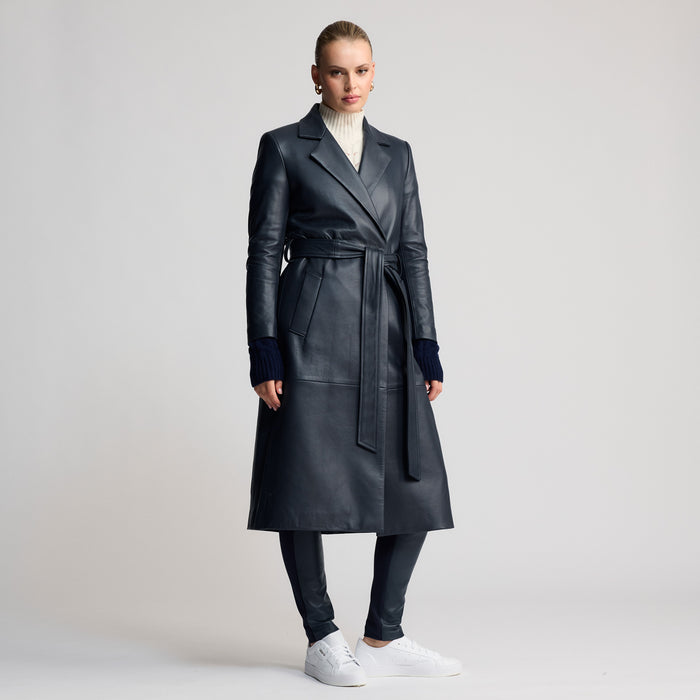 Amelia Trench Coat - British Navy