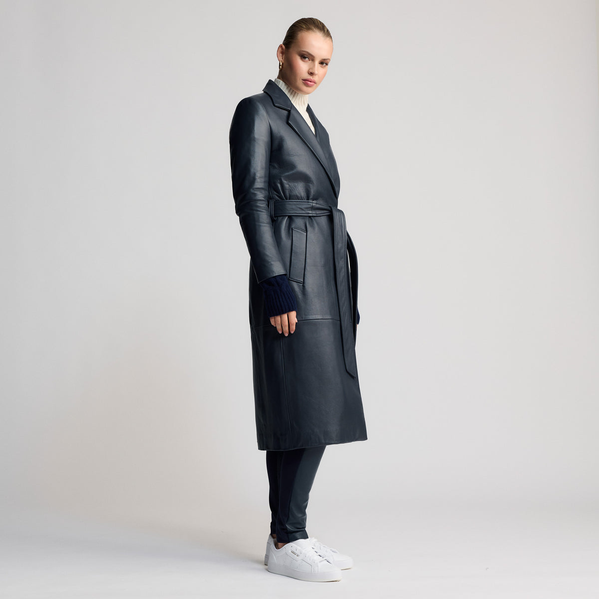 Amelia Trench Coat - British Navy