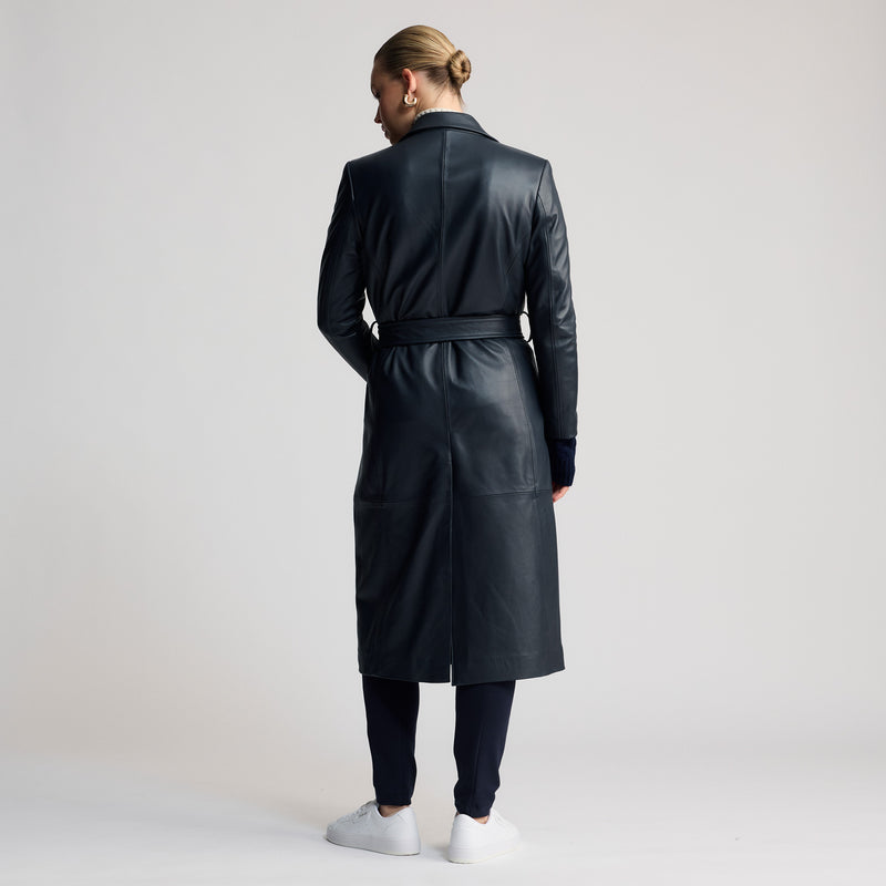 Amelia Trench Coat - British Navy