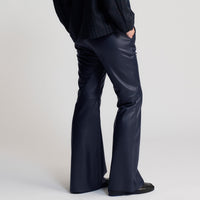 Harper Leather Pant - British Navy