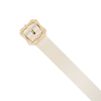 Cecilia Trouser Belt - Milk