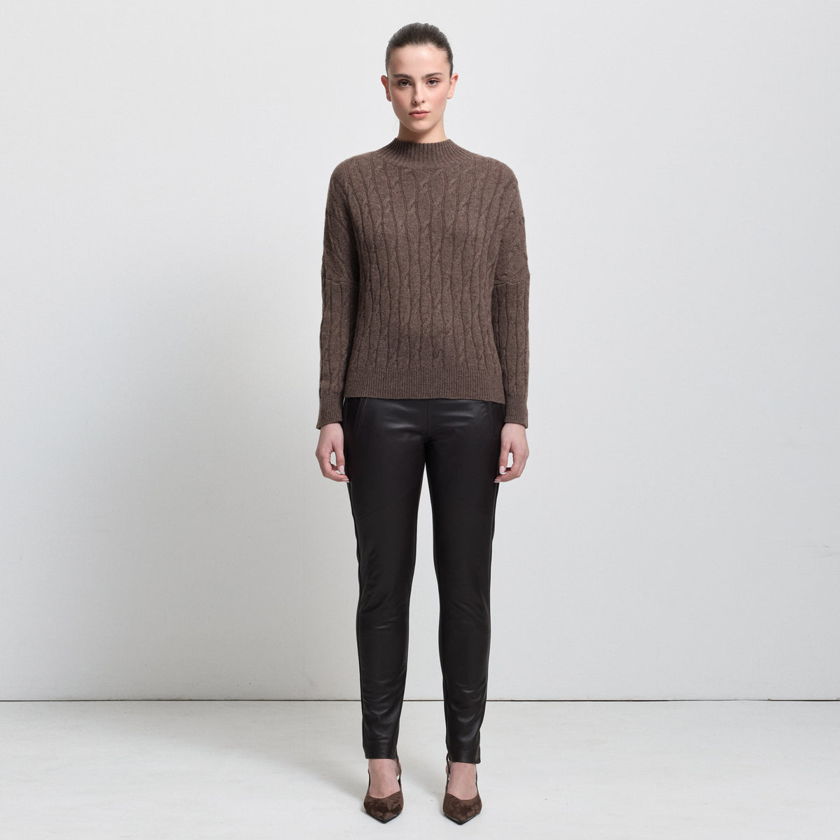 Carissa Cashmere Blend Knit - Biscuit