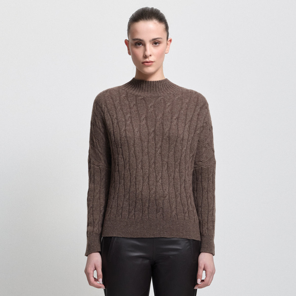 Carissa Cashmere Blend Knit - Biscuit