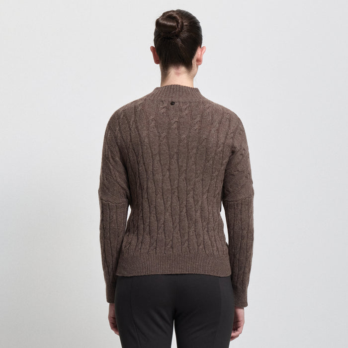 Carissa Cashmere Blend Knit - Biscuit