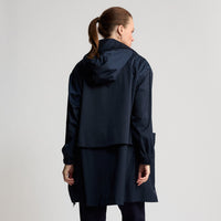 Loretta - Longline Windbreaker - British Navy