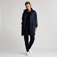 Loretta - Longline Windbreaker - British Navy