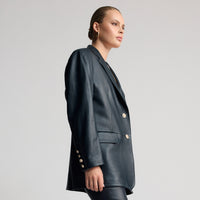 Darcy - Oversized Blazer - British Navy