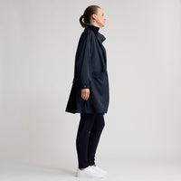 Loretta - Longline Windbreaker - British Navy