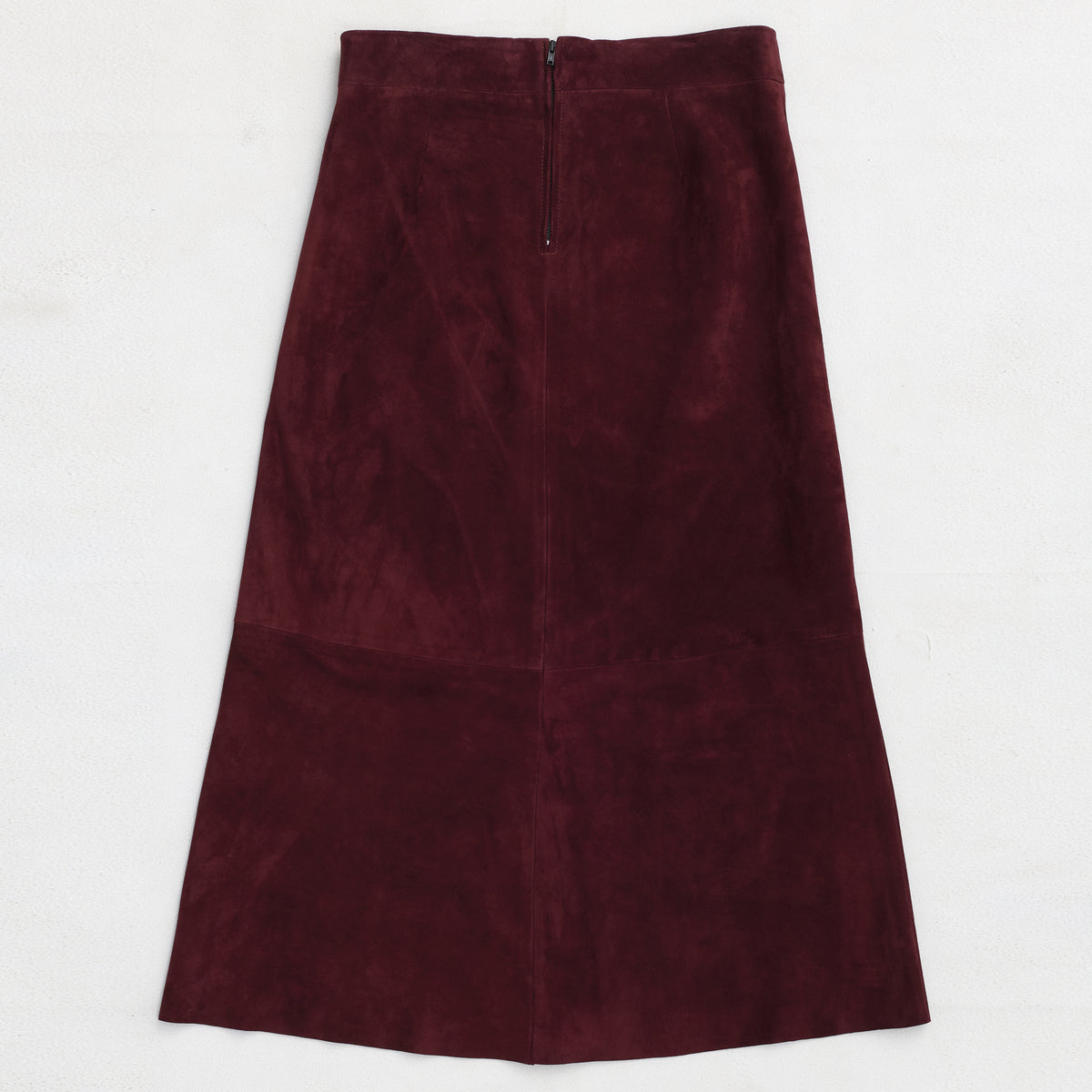 Christiana Skirt - Bordeaux Suede
