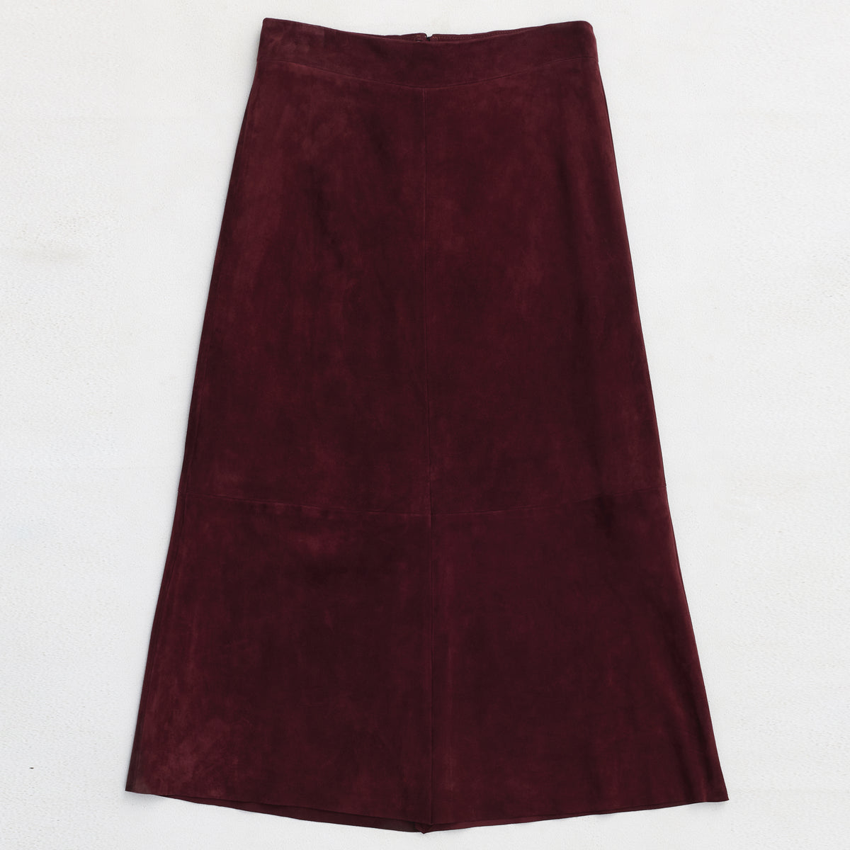 Christiana Skirt - Bordeaux Suede
