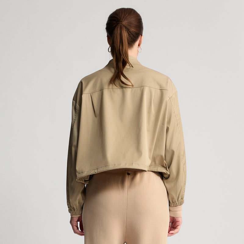 Simi - Cropped Windbreaker - Butterscotch