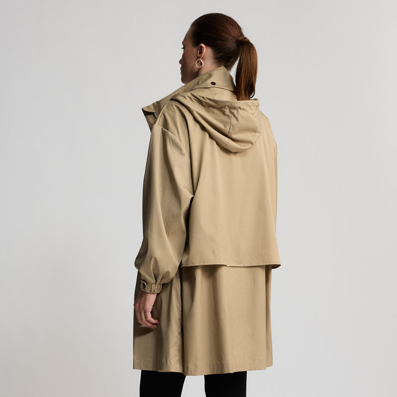 Loretta - Longline Windbreaker - Butterscotch