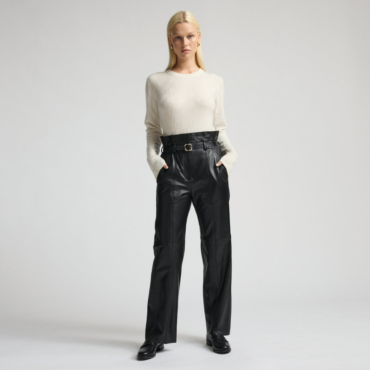 Cecilia Trouser Belt - Jet Black