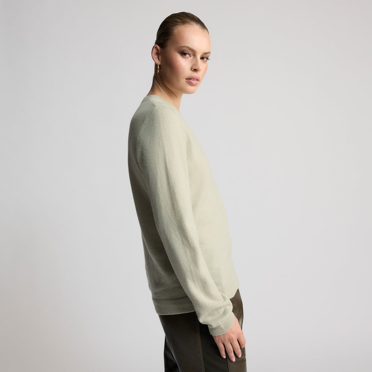 Candice Cashmere Knit - Pistachio