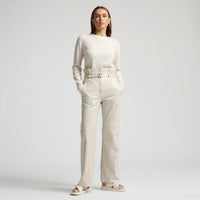 Cecilia Trouser Belt - Milk