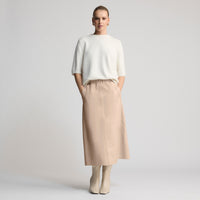 Gabriella - Long Skirt - Cashew