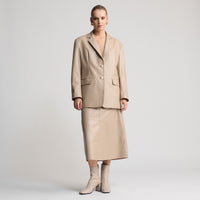 Darcy - Oversized Blazer - Cashew