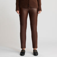 Tory Leather Pant - Chestnut