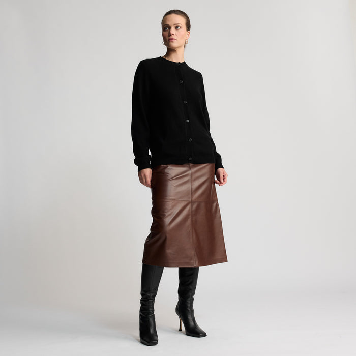 Gabriella - Long Skirt - Chestnut