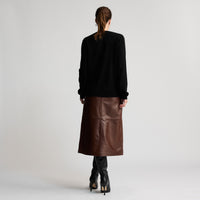 Gabriella - Long Skirt - Chestnut