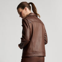 Charlotte - Oversized Jacket - Chestnut