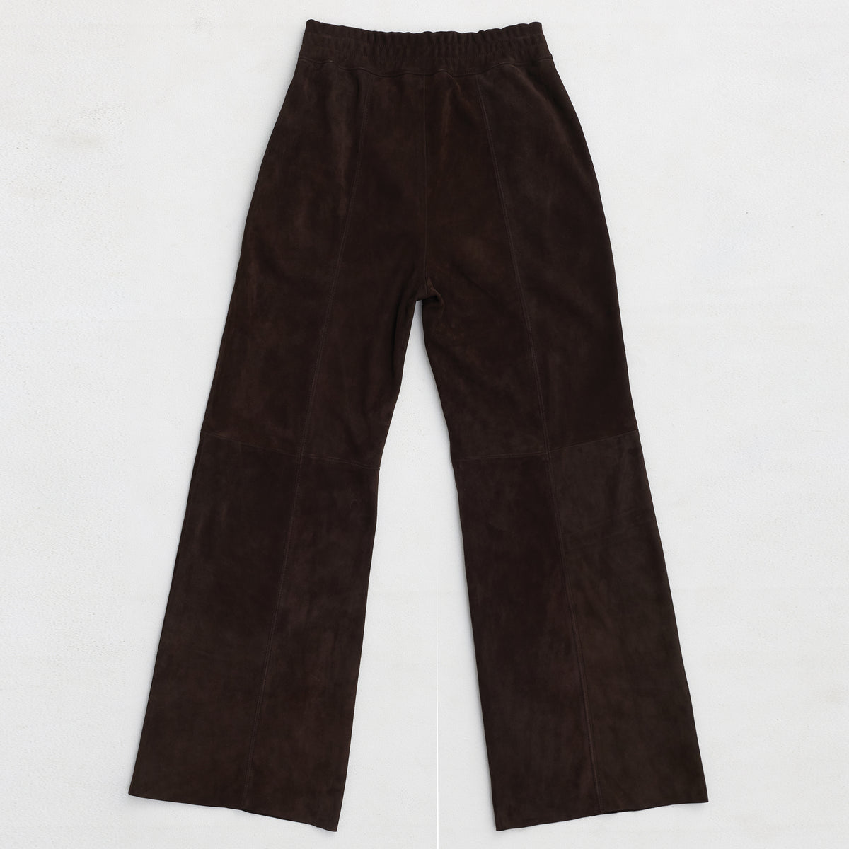 Chicago Wide Leg Pant - Coffee Suede