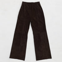Chicago Wide Leg Pant - Coffee Suede