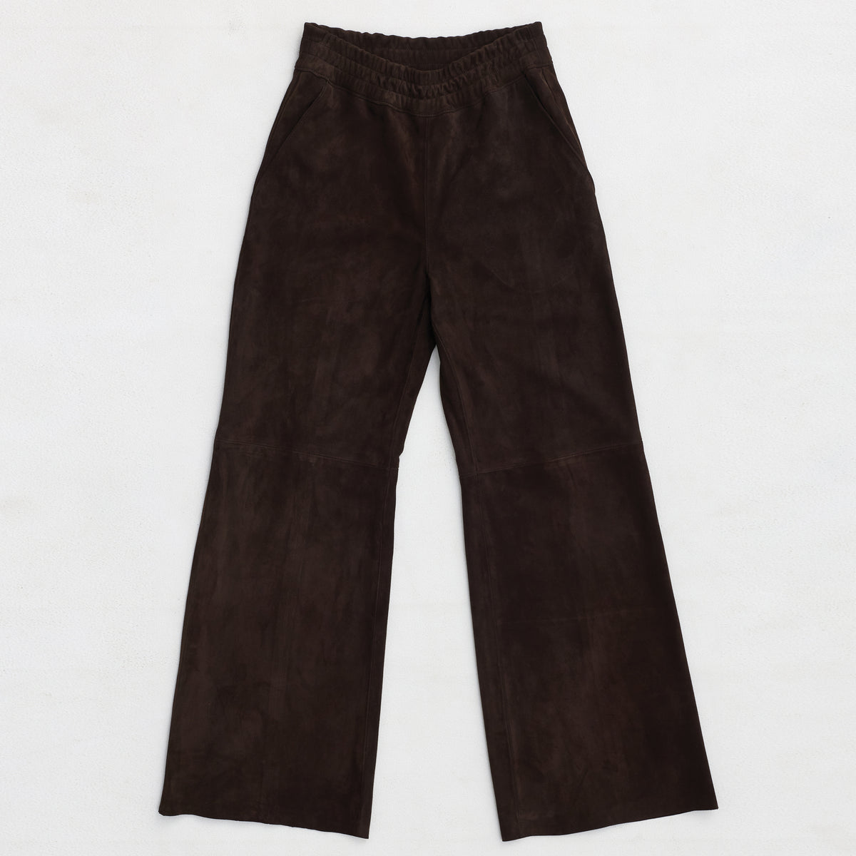 Chicago Wide Leg Pant - Coffee Suede