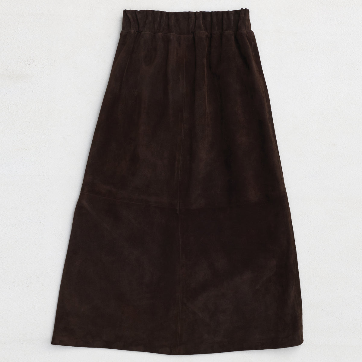Gabriella Skirt - Coffee Suede