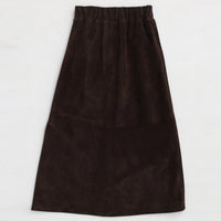 Gabriella Skirt - Coffee Suede