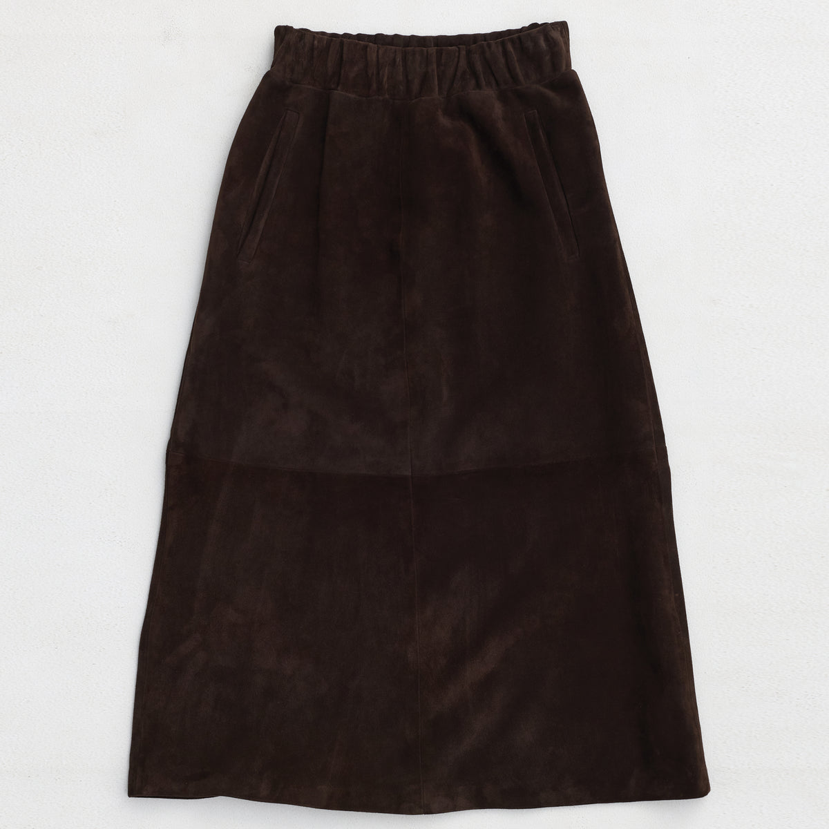 Gabriella Skirt - Coffee Suede