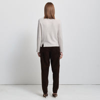 Harriet Trouser - Coffee Suede
