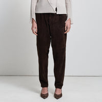 Harriet Trouser - Coffee Suede