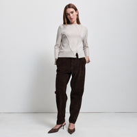 Harriet Trouser - Coffee Suede