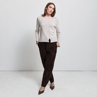 Harriet Trouser - Coffee Suede